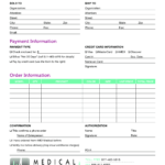 Télécharger Gratuit Medical Purchase Order Form Within Customer Information Card Template