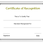 Template Free Award Certificate Templates And Employee Intended For Printable Certificate Of Recognition Templates Free