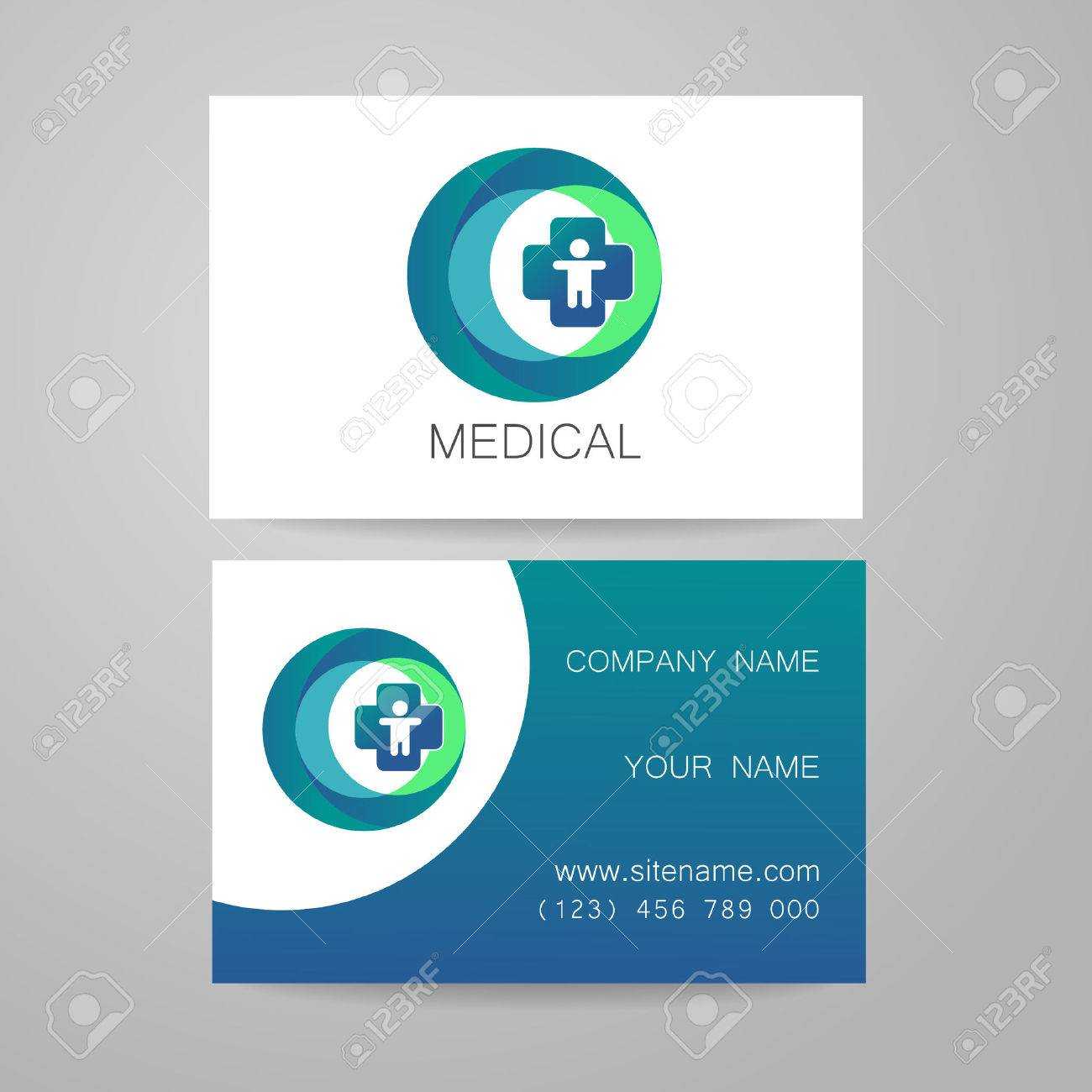Template Of Medical Business Cards. Throughout Medical Business Cards Templates Free
