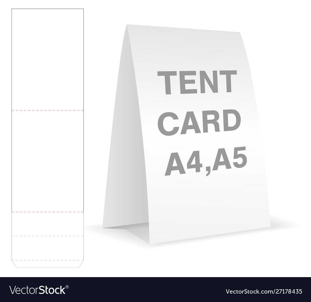 Tent Card Die Cut Mock Up Template Inside Free Tent Card Template Downloads