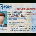 Texas Driver License Psd Template Intended For Texas Id Card Template