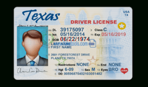 Texas Driver License Psd Template intended for Texas Id Card Template