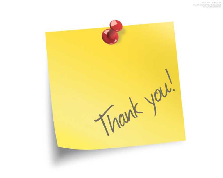 Powerpoint Thank You Card Template