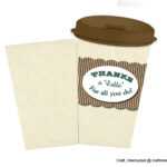 Thanks A Latte Card Template ] – Thanks A Latte Cards Amp Throughout Thanks A Latte Card Template