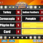 Thanksgiving Family Feud Trivia Powerpoint Game – Mac And Pc Intended For Family Feud Powerpoint Template With Sound