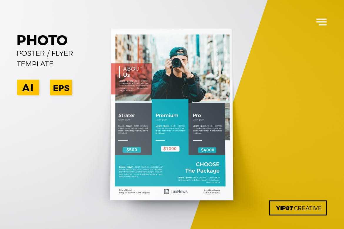 The 15 Best Flyer Templates For Adobe Photoshop & Illustrator In Brochure Templates Adobe Illustrator