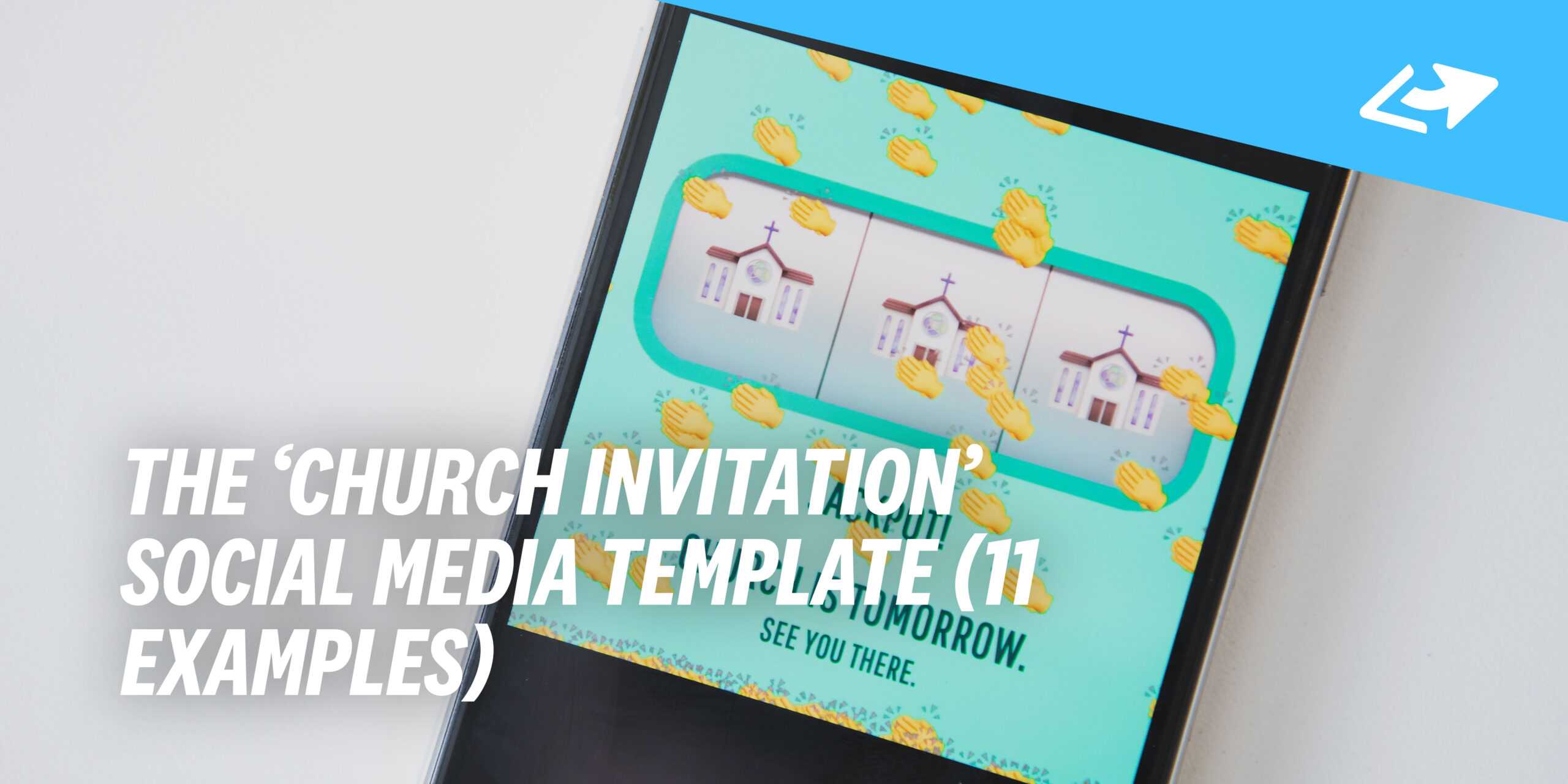 The 'church Invitation' Social Media Template (11 Examples In Church Invite Cards Template