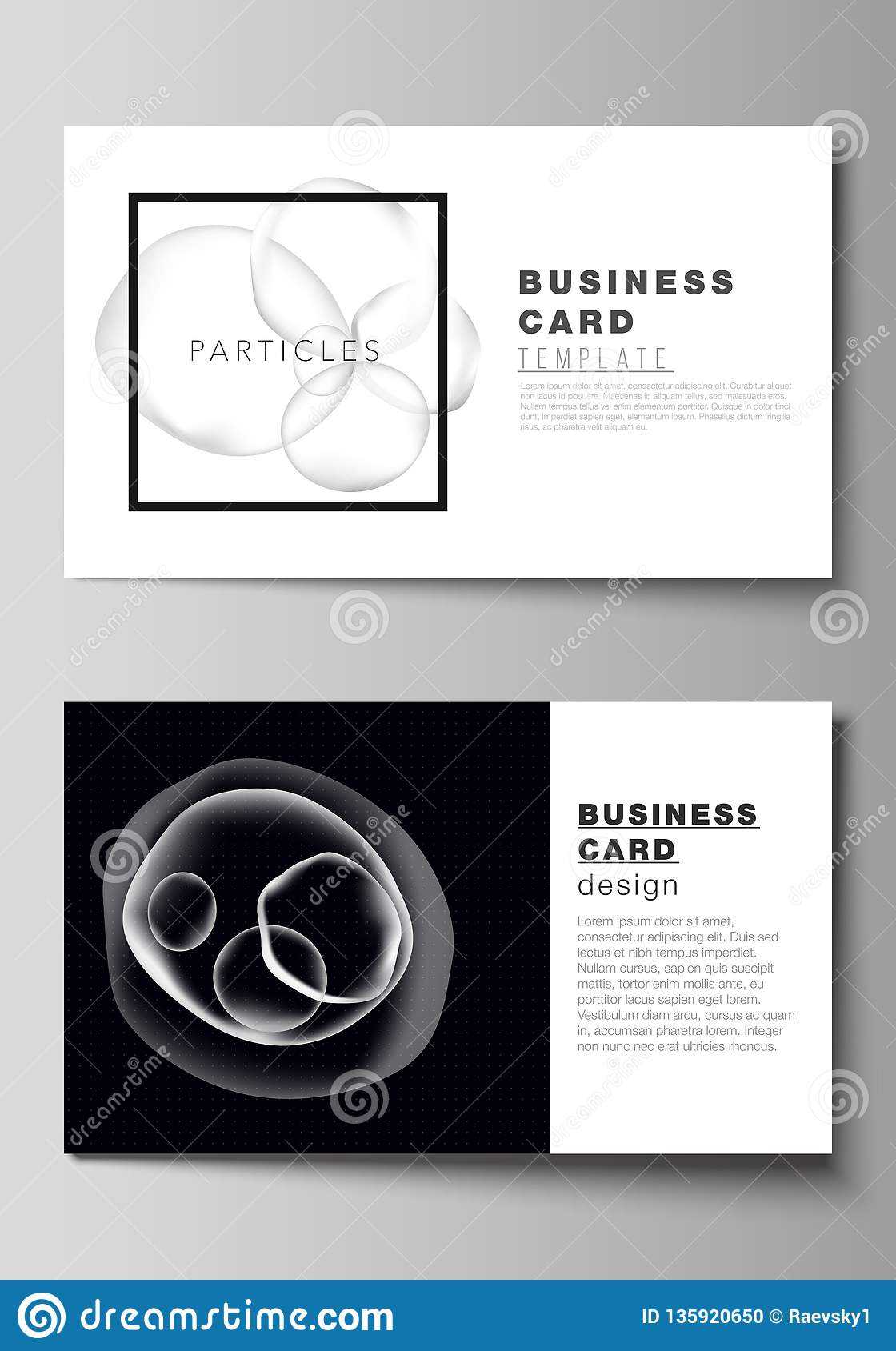 The Minimalistic Editable Vector Layout Of Two Creative For Medical Business Cards Templates Free