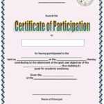 This Certificate Entitles You To Template Gift Certificate Within Sample Certificate Of Participation Template