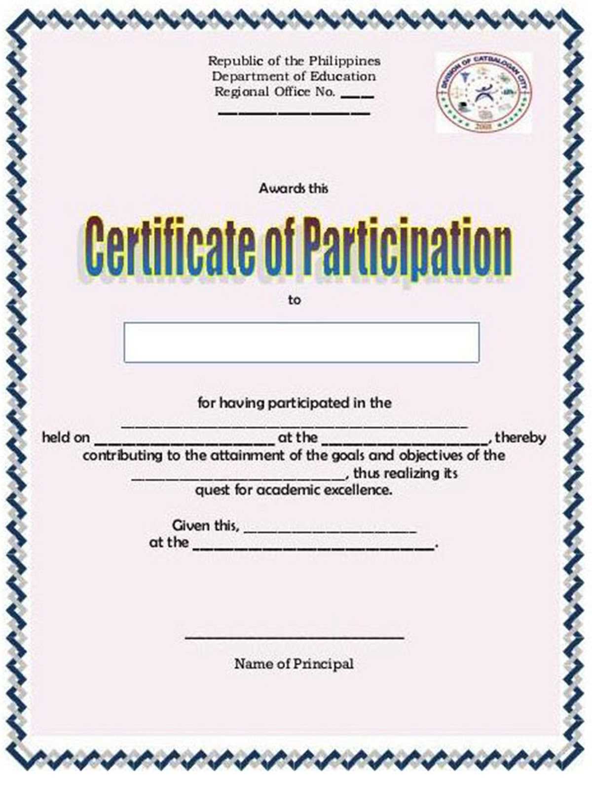 This Certificate Entitles You To Template Gift Certificate Within Sample Certificate Of Participation Template