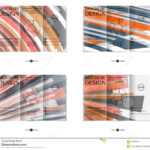 Three Fold Brochure Design Template Set. Stock Vector Within Three Fold Card Template