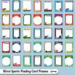 Trading Cards Clipart Throughout Free Sports Card Template