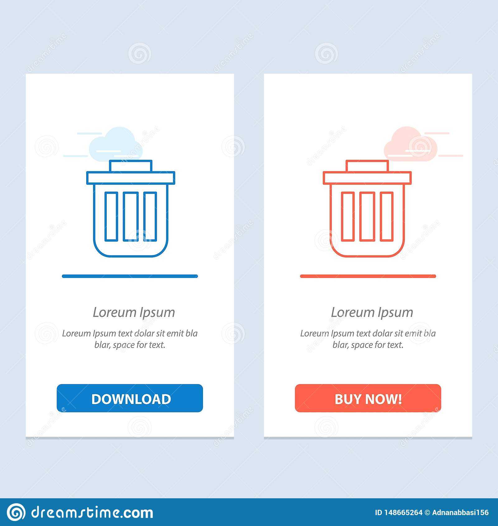 Trash, Basket, Bin, Can, Container, Dustbin, Office Blue And With Regard To Bin Card Template