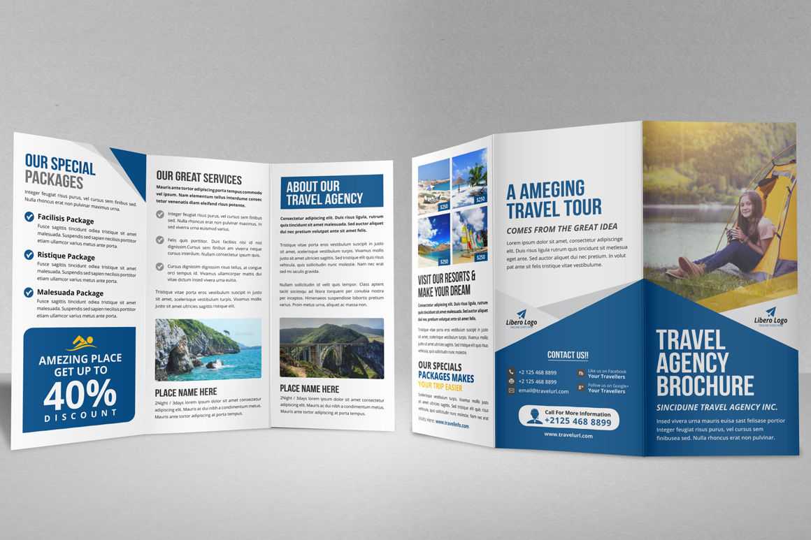 Travel Brochure Design – Tourism Company And Tourism Inside Travel Brochure Template Ks2