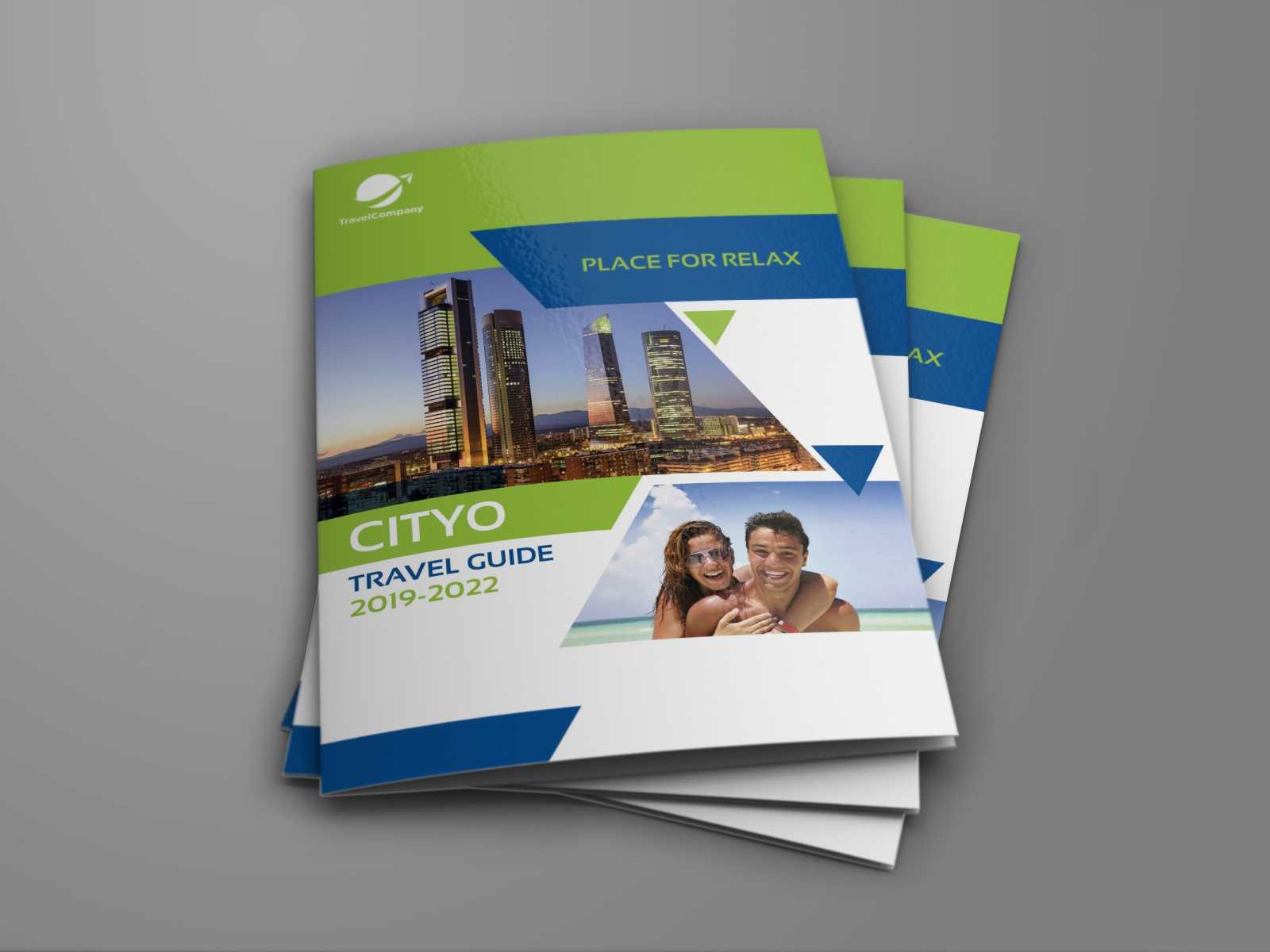 Travel Guide Bi Fold Brochure Templateowpictures On Dribbble Regarding Travel Guide Brochure Template