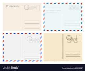 Travel Postcard Templates Greetings Post Cards in Post Cards Template