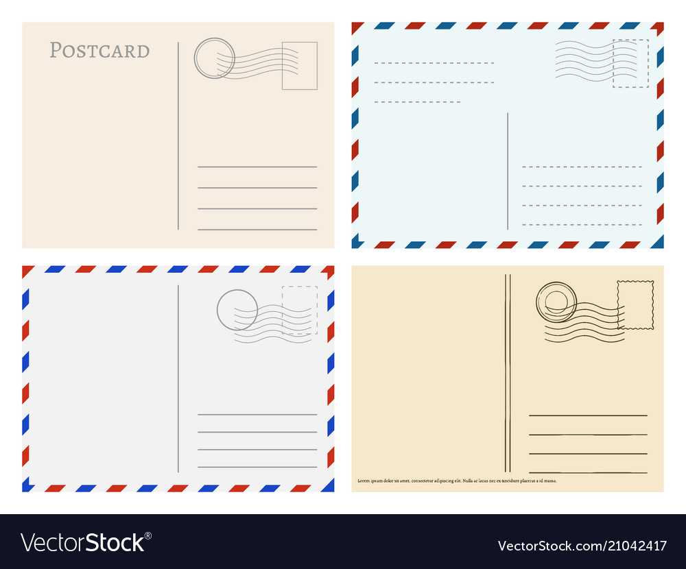 Travel Postcard Templates Greetings Post Cards In Post Cards Template