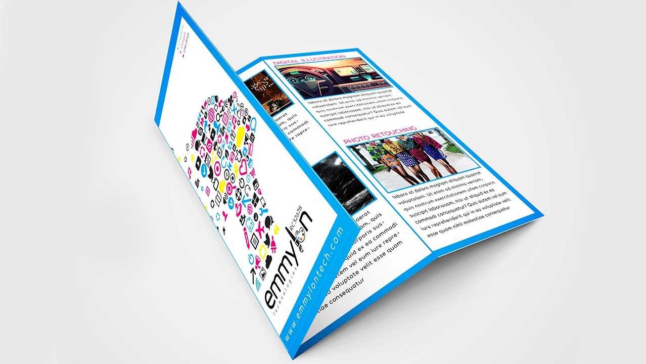Tri Fold Brochure Design Layout | Adobe Illustrator (#speedart) For Tri Fold Brochure Ai Template