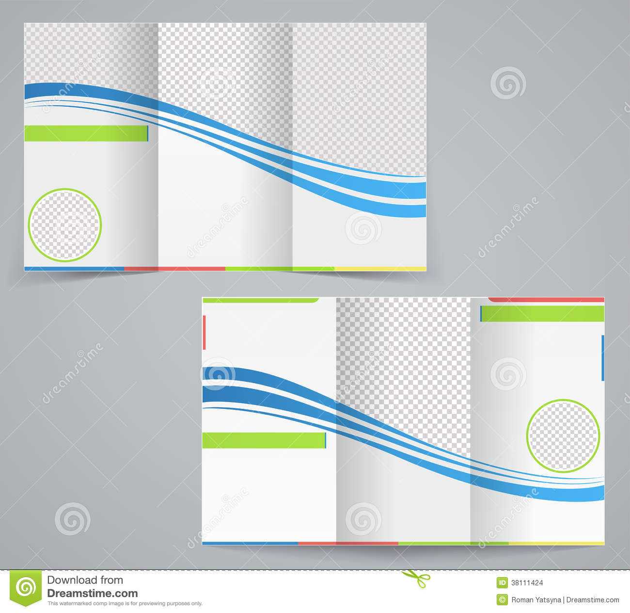 Tri Fold Business Brochure Template Stock Vector For 6 Sided Brochure Template