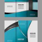Tri Fold Business Brochure Template Two Sided Tem In Double Sided Tri Fold Brochure Template