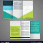 Tri Fold Business Brochure Template Two Sided With Double Sided Tri Fold Brochure Template