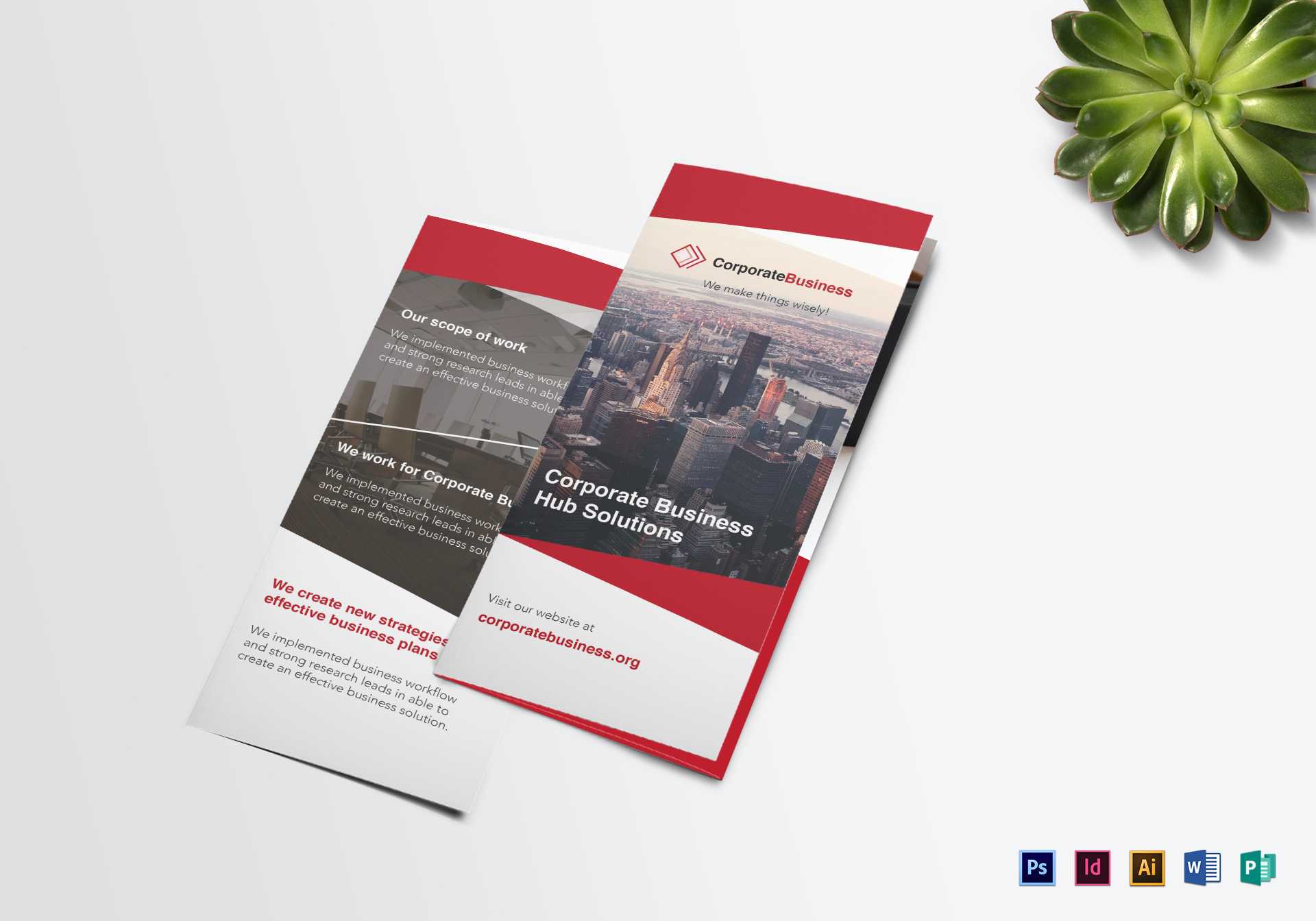 Tri Fold Corporate Business Brochure Template With Regard To Membership Brochure Template