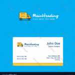 Truck Logo Design With Business Card Template With Regard To Transport Business Cards Templates Free