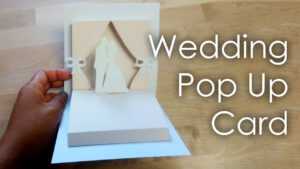 [Tutorial + Template] Diy Wedding Project Pop Up Card with Wedding Pop Up Card Template Free