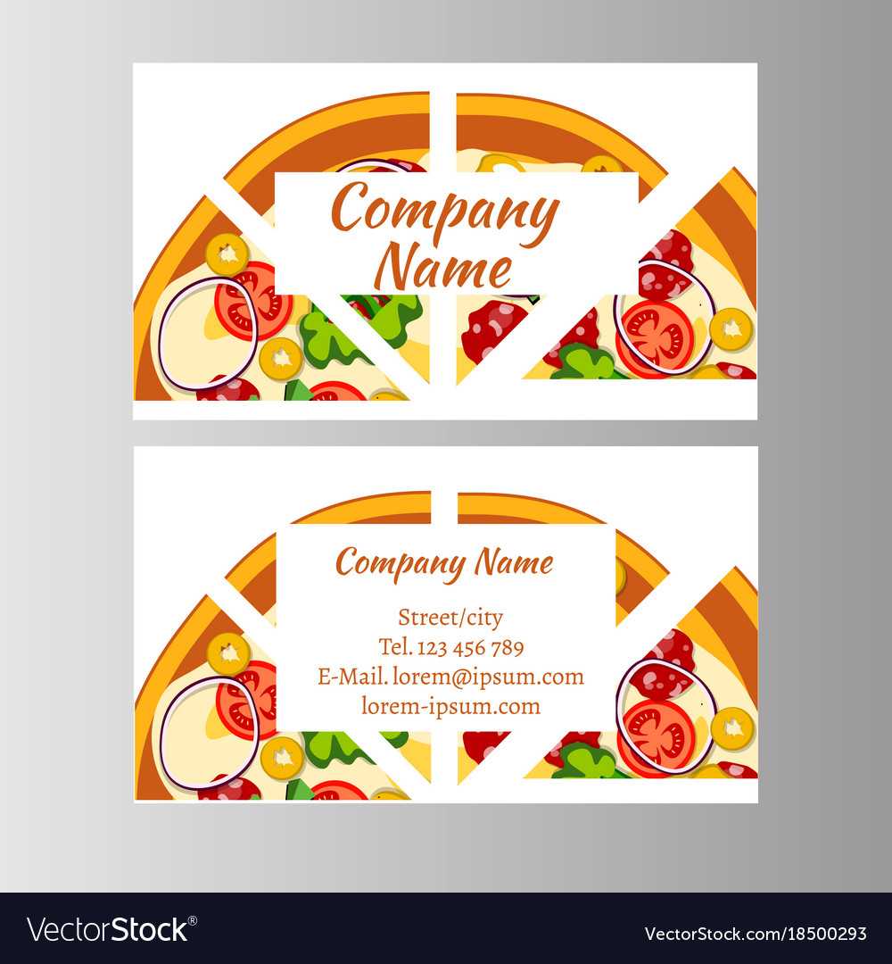 Two Business Card Template For Pizza Delivery Throughout Frequent Diner Card Template