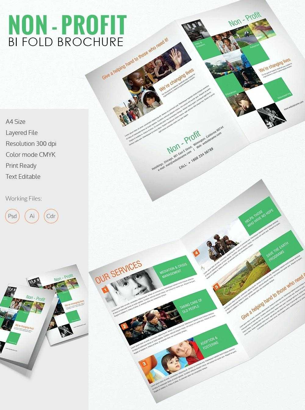Two Fold Brochure Template Free Download – Vmarques Regarding Microsoft Word Brochure Template Free