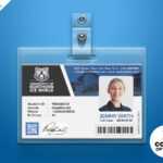 University Student Identity Card Psdpsd Freebies On Dribbble With Regard To Media Id Card Templates