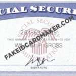 Usa Social Security Card Fake Id Virtual – Fake Id Card Maker For Ss Card Template