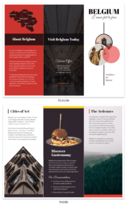 Vacation Travel Brochure Template inside Country Brochure Template