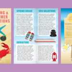 Vacations Brochure Template Vectors – Download Free Vectors In Island Brochure Template