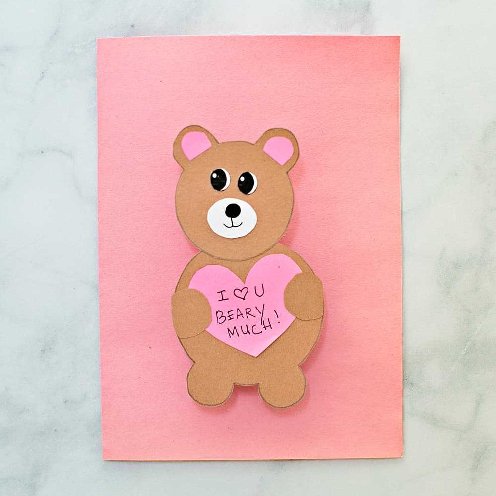 Valentine Bear Card – Hello Wonderful For Teddy Bear Pop Up Card Template Free