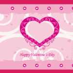 Valentine Card Template Within Valentine Card Template Word