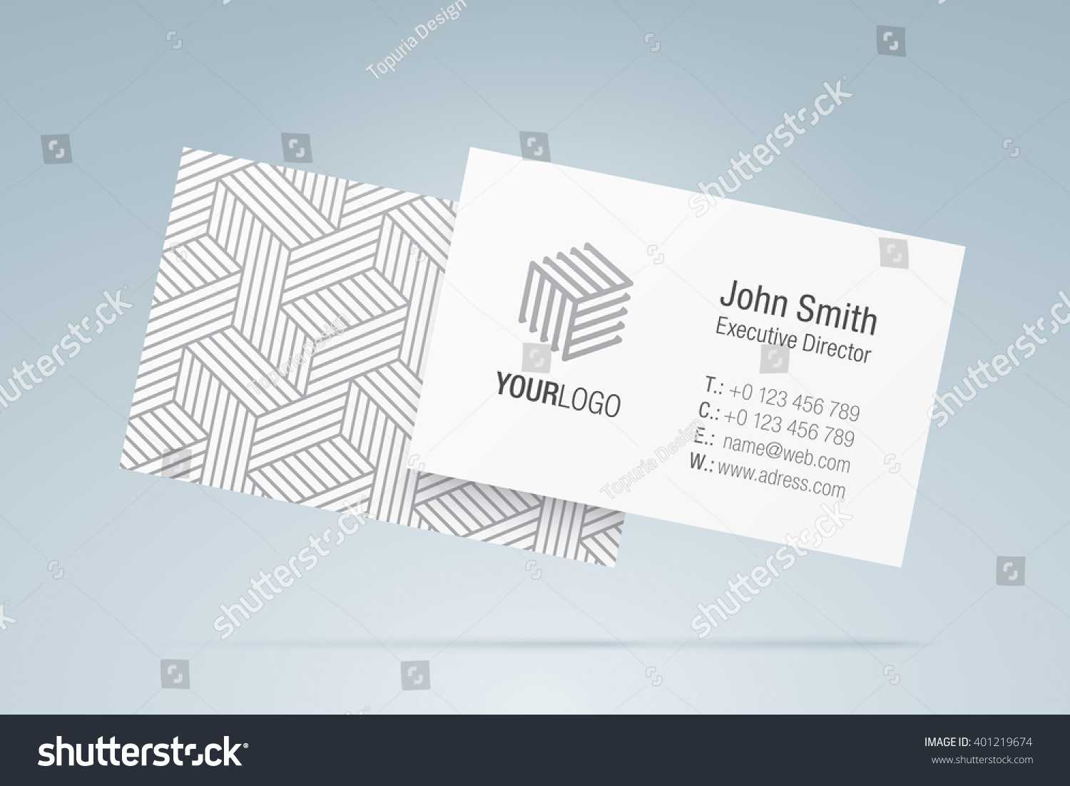 Vector Business Card Template Elegant Business | Backgrounds Intended For Generic Business Card Template