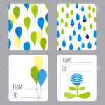 Vector Set Of Small Card Templates With Place For Text. For Greeting.. In Small Greeting Card Template