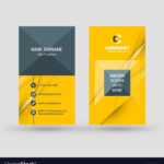 Vertical Double Sided Business Card Template Throughout Double Sided Business Card Template Illustrator