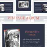 Vintage Album Powerpoint Template Regarding Powerpoint Photo Album Template