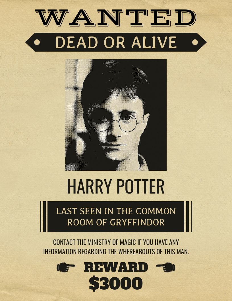 vintage-harry-potter-wanted-poster-template-throughout-harry-potter