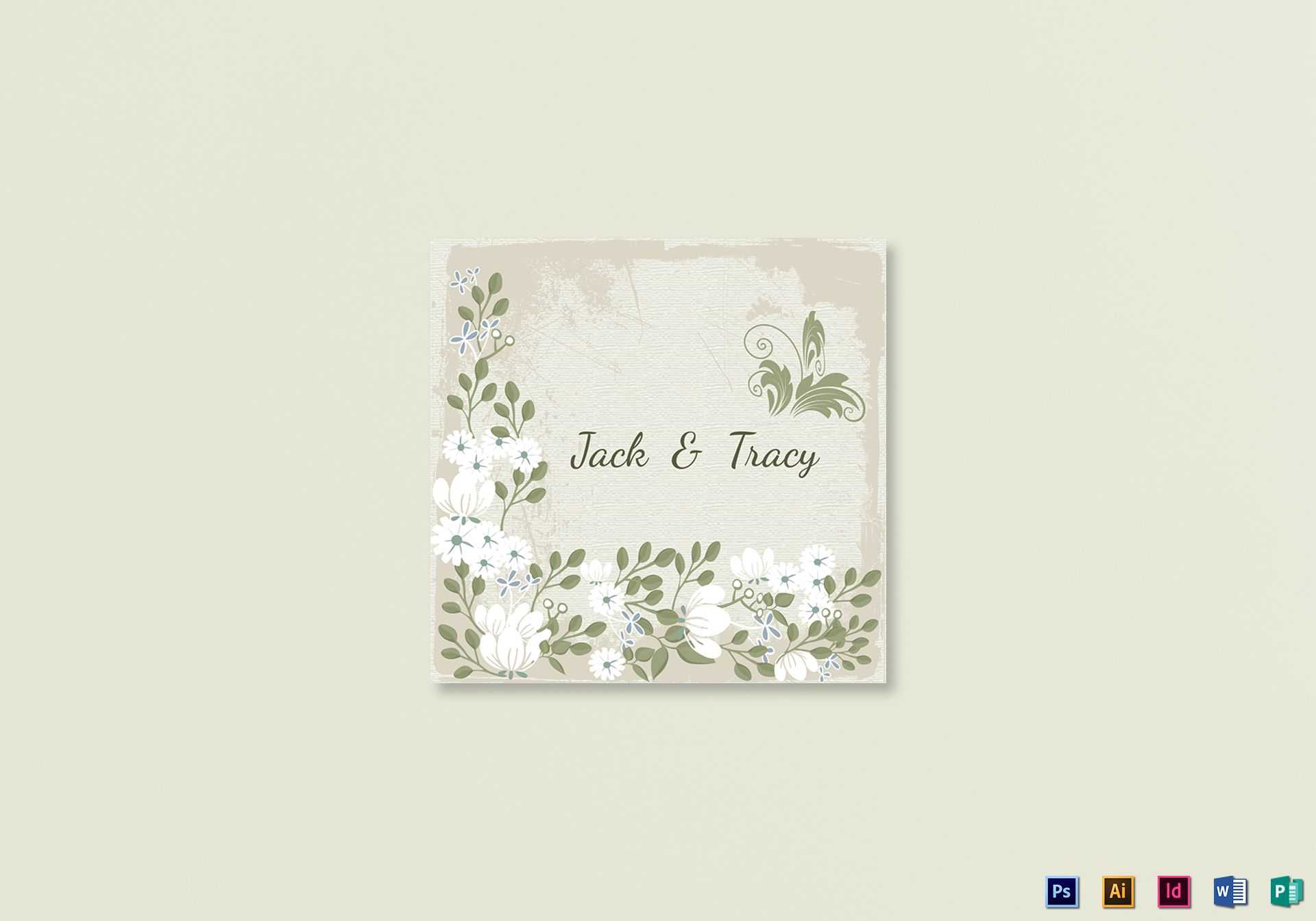 Vintage Wedding Place Card Template Within Ms Word Place Card Template
