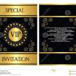 Vip Invitation Card Template Stock Vector – Illustration Of Pertaining To Event Invitation Card Template
