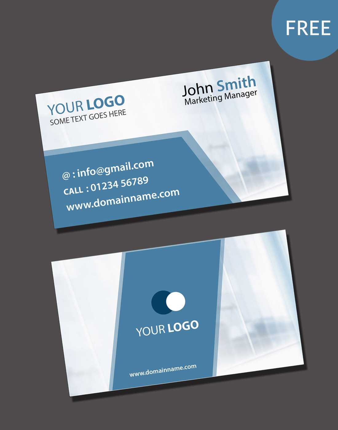 Visiting Card Psd Template Free Download For Visiting Card Psd Template Free Download