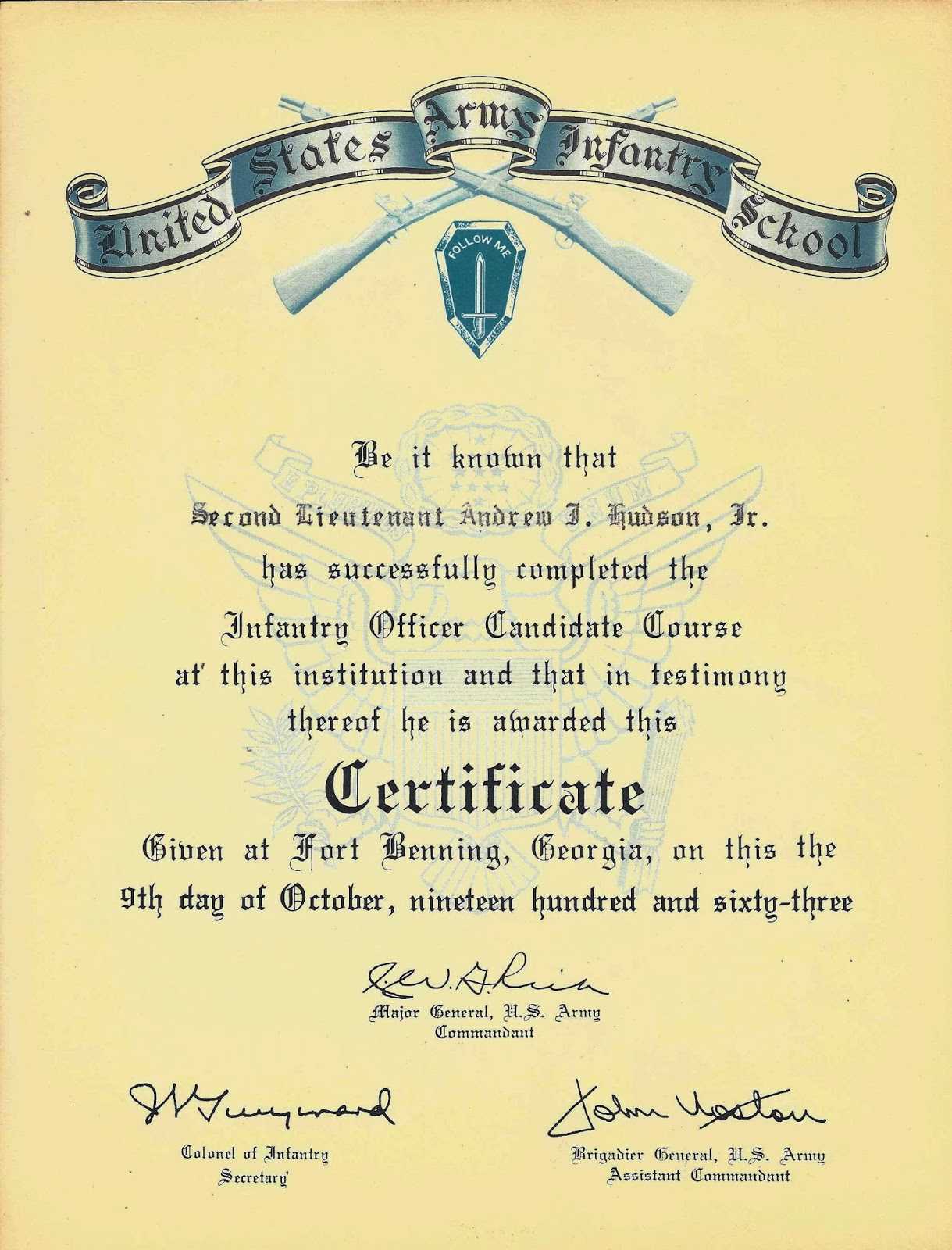 War Stories Of An Armed Savage – Part 13: Awards Within Army Good Conduct Medal Certificate Template