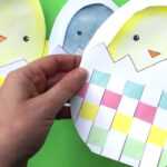 Weaving Chick Cards With Template - Easy Easter Card Diy Ideas in Easter Chick Card Template
