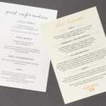 Wedding Guest Information Cards – What To Include | Foil Intended For Wedding Hotel Information Card Template