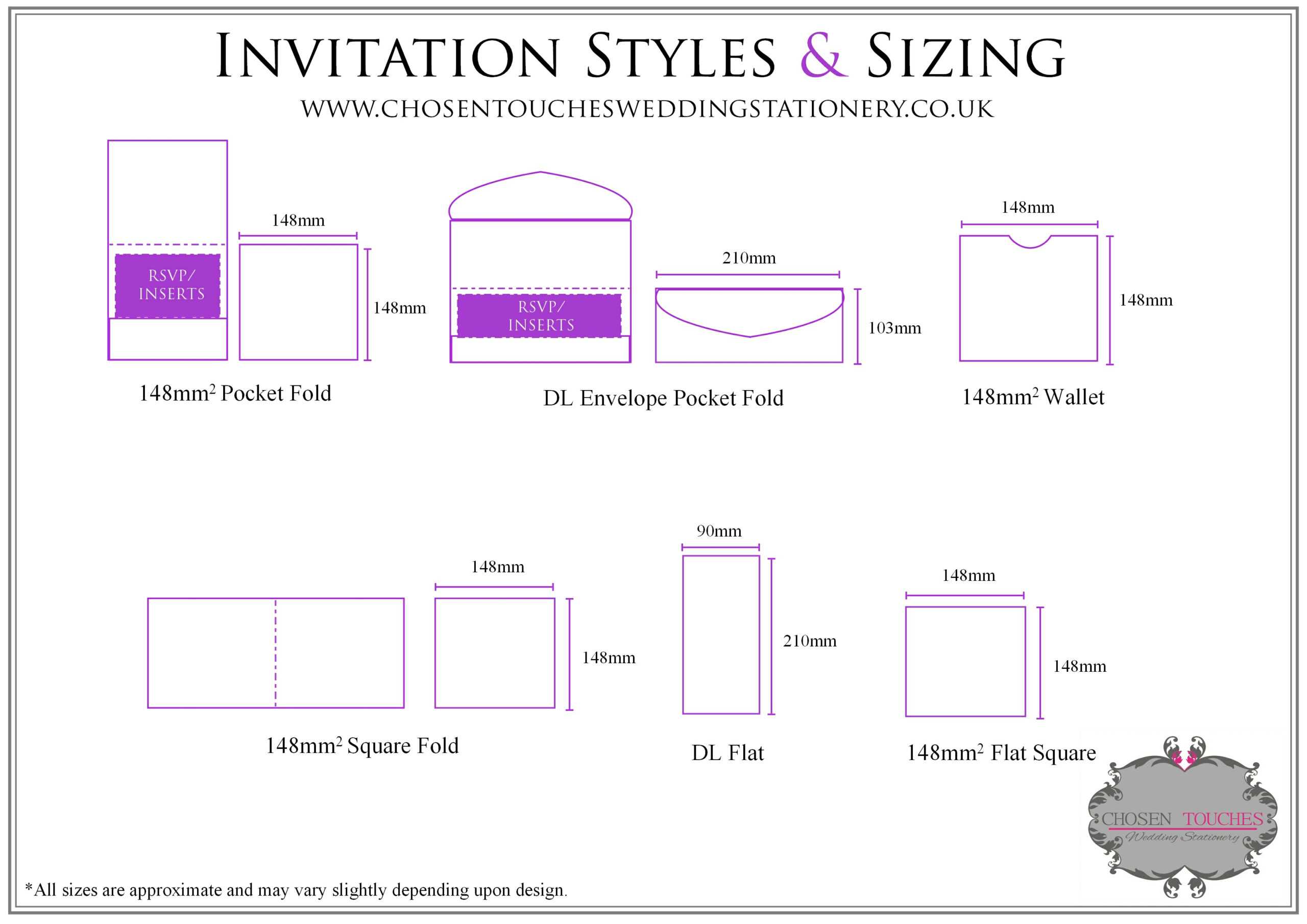 Wedding Invitation Size With Wedding Card Size Template