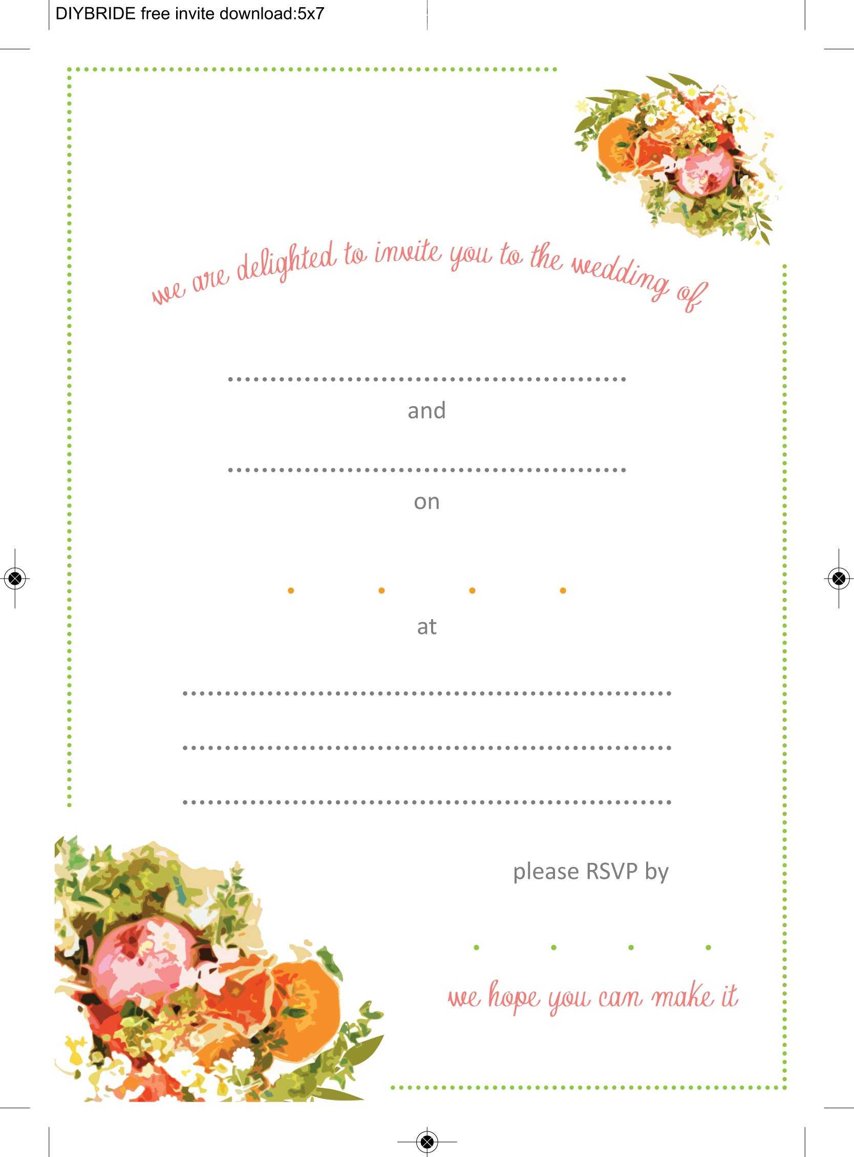 Wedding Invitation Templates (That Are Cute And Easy To Make Regarding Pop Up Wedding Card Template Free
