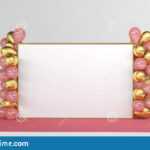 Wedding Party Backdrop Banner 2X3 Meters With Pink And Regarding Pop Up Wedding Card Template Free